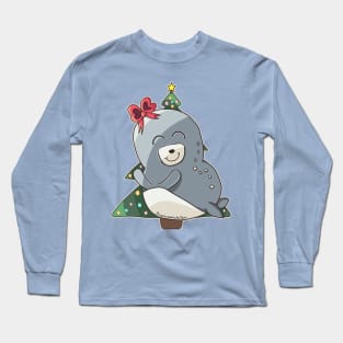 Christmas Seal Long Sleeve T-Shirt